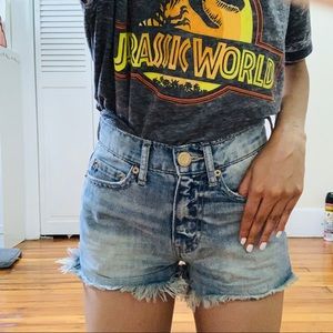 Denim shorts